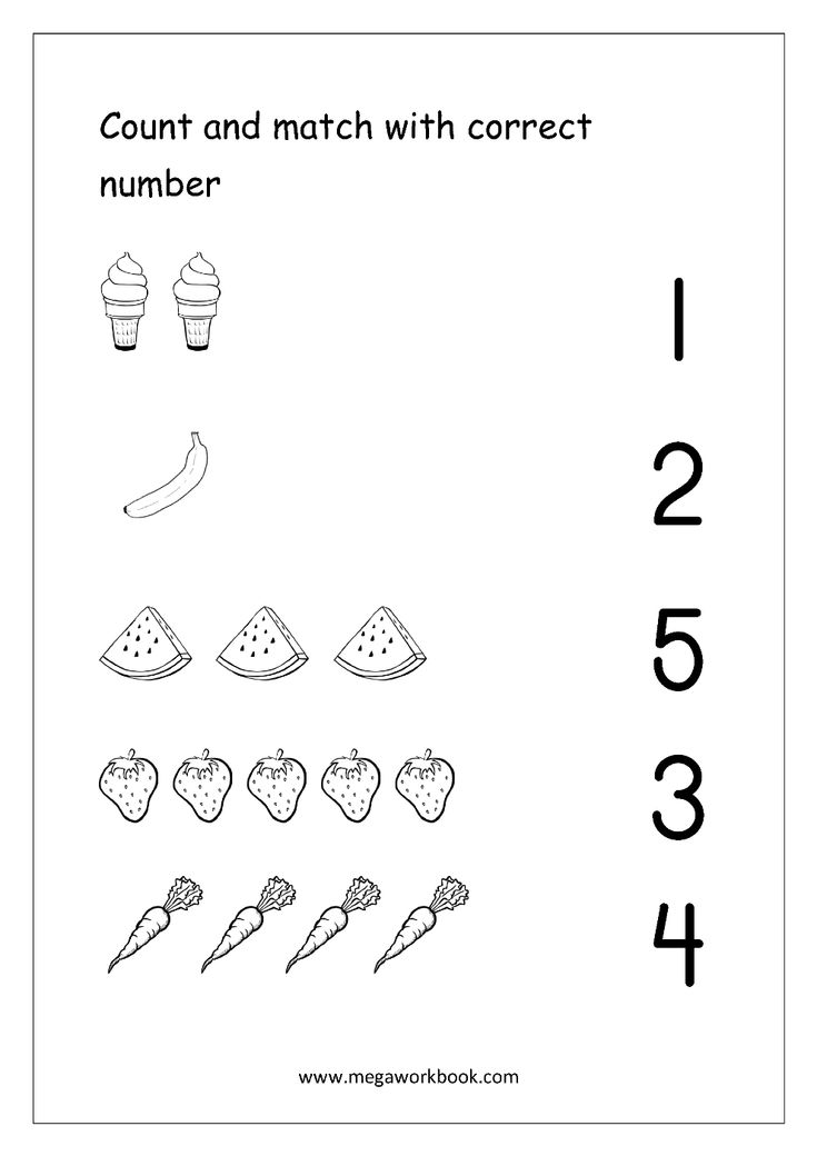 Activities with numbers for kids