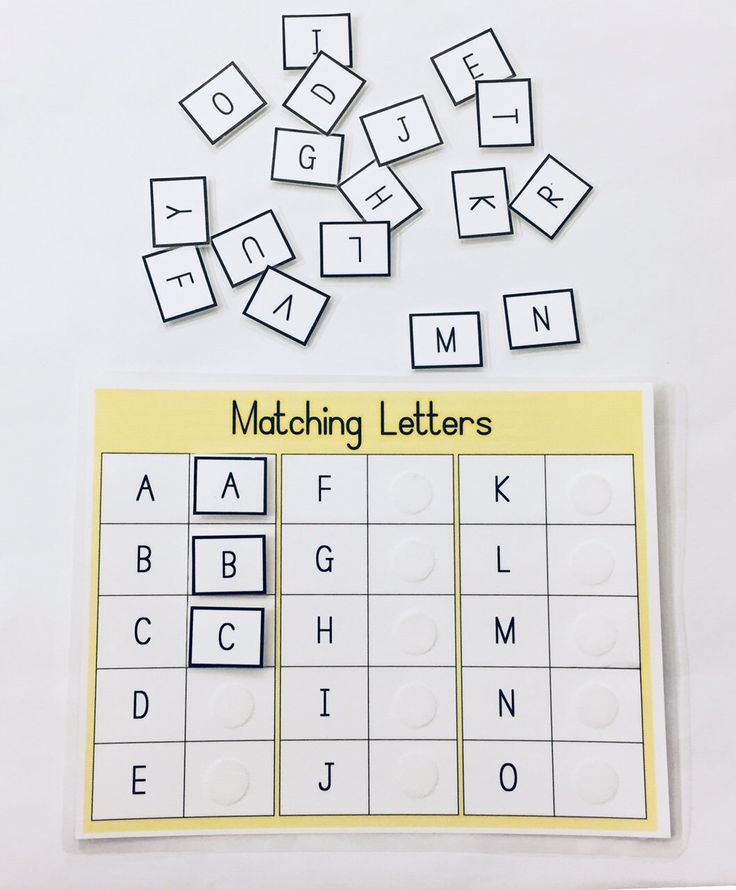 Kindergarten letters games