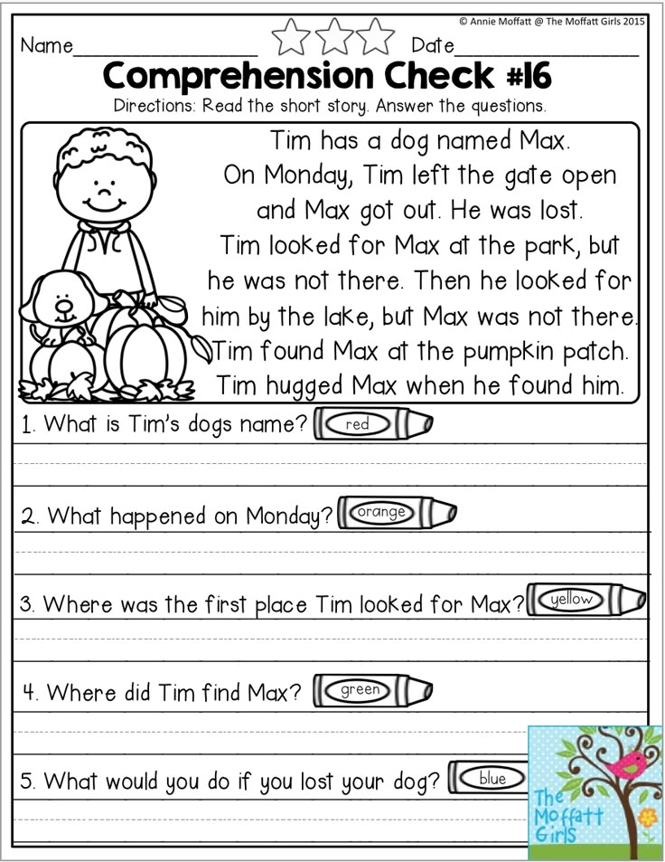 Story for first graders to read