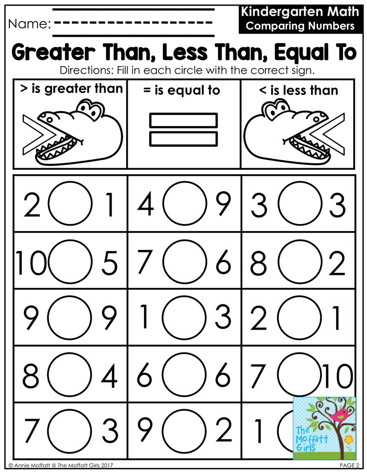 Math lessons for kindergarteners