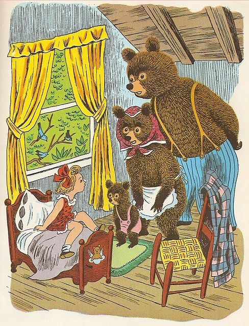 The three bears and goldilocks