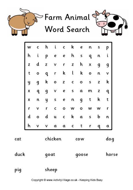 Word game for kids