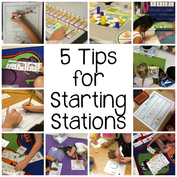 Kindergarten tutoring ideas