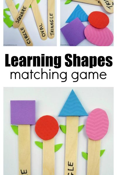 Activities for learning shapes