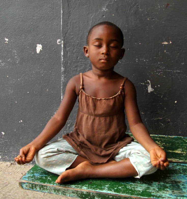 Teaching child meditation