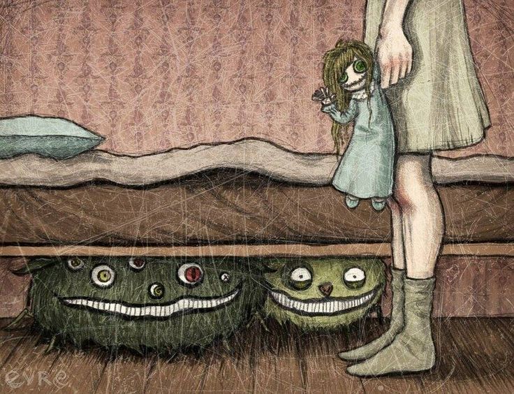 Scary things under the bed