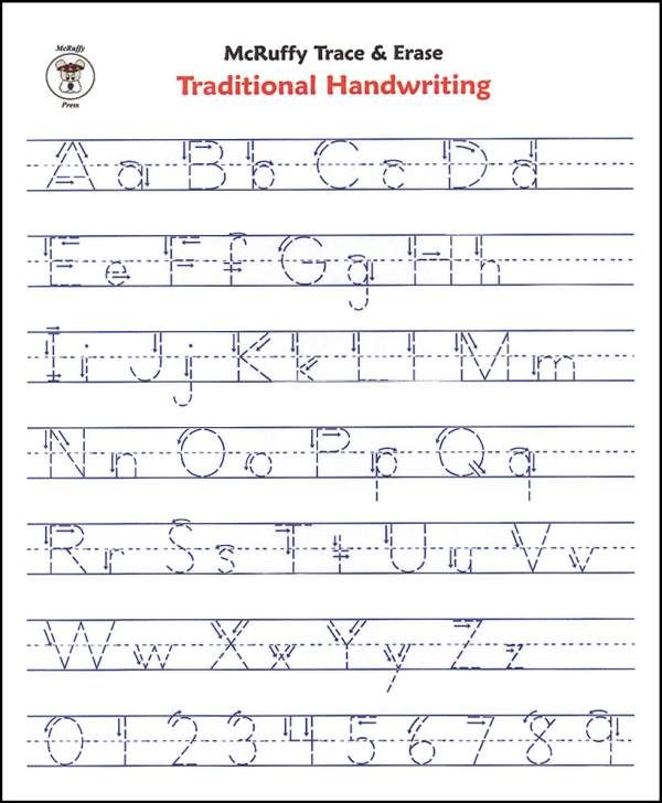Learning to write alphabet letters
