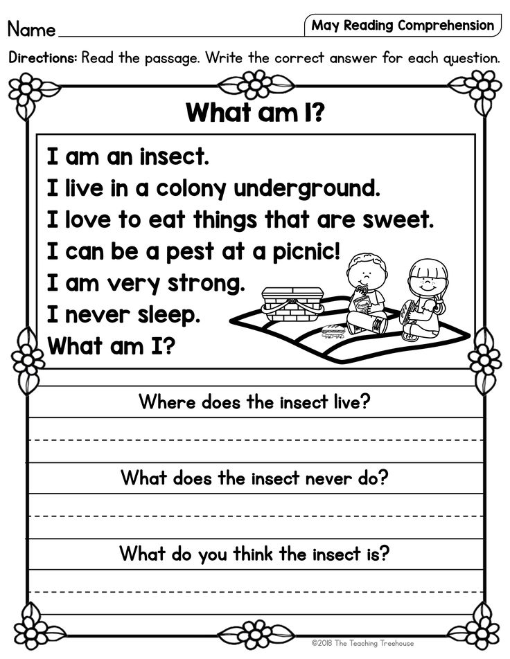First grade reading lessons