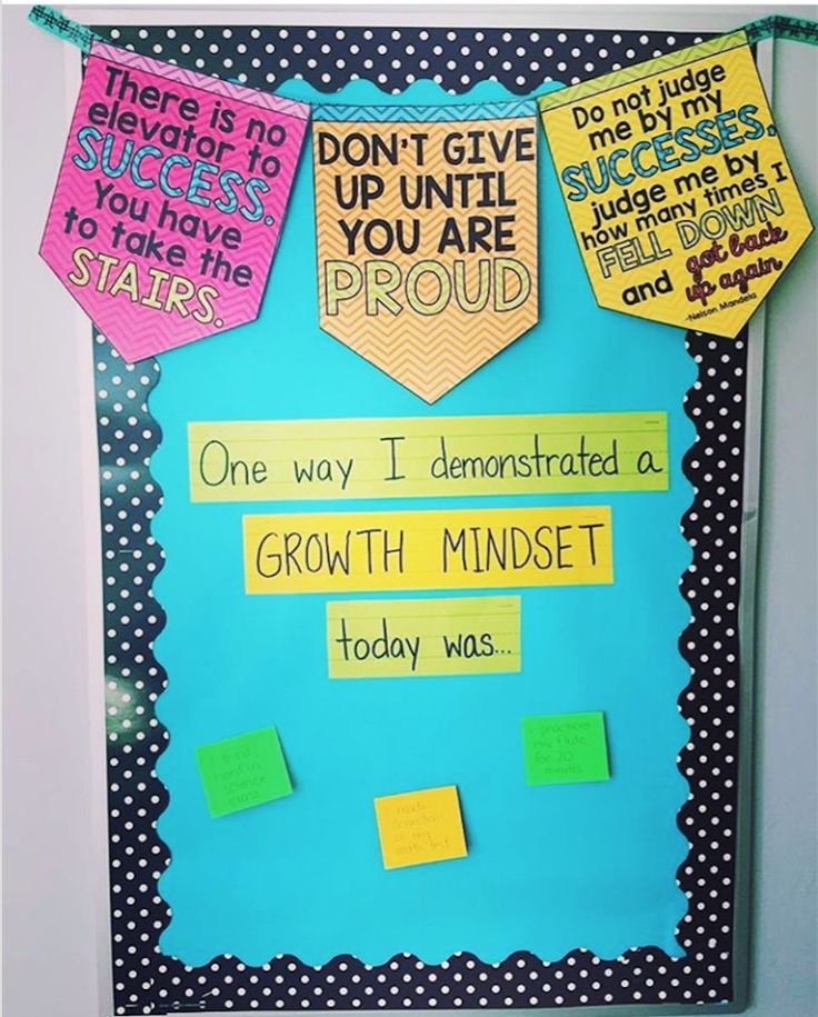 Growth mindset for kindergarten
