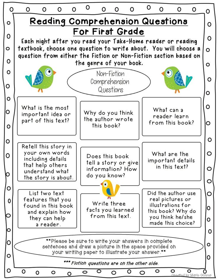 What should first graders know