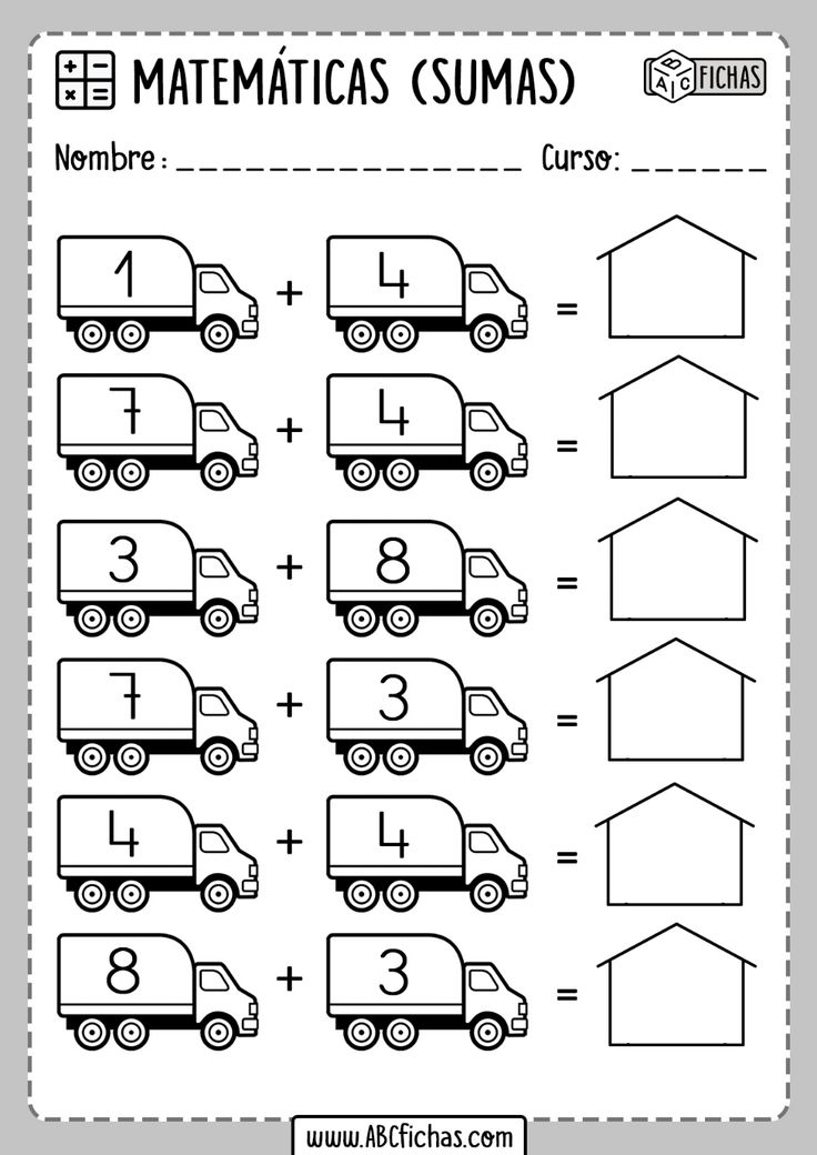 Simple math for preschool