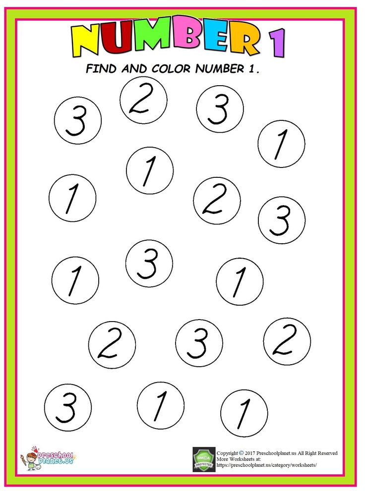Learning numbers for preschoolers