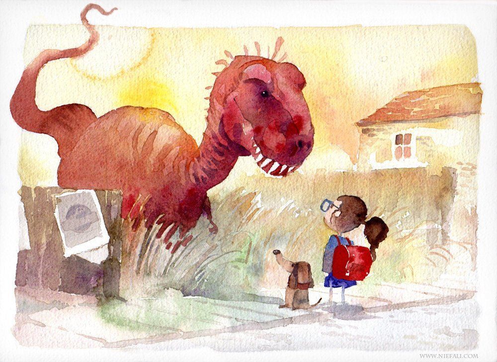 Childrens dinosaur story