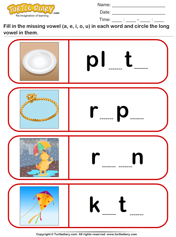 Vowel definition for kindergarten