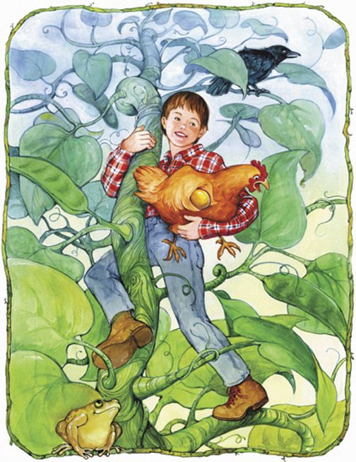 Jack and beanstalk fairy tale