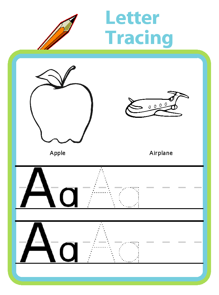 Kids letter practice