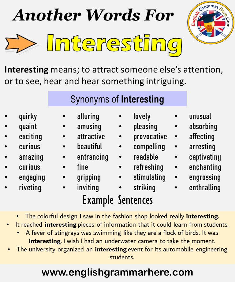 Interest synonyms