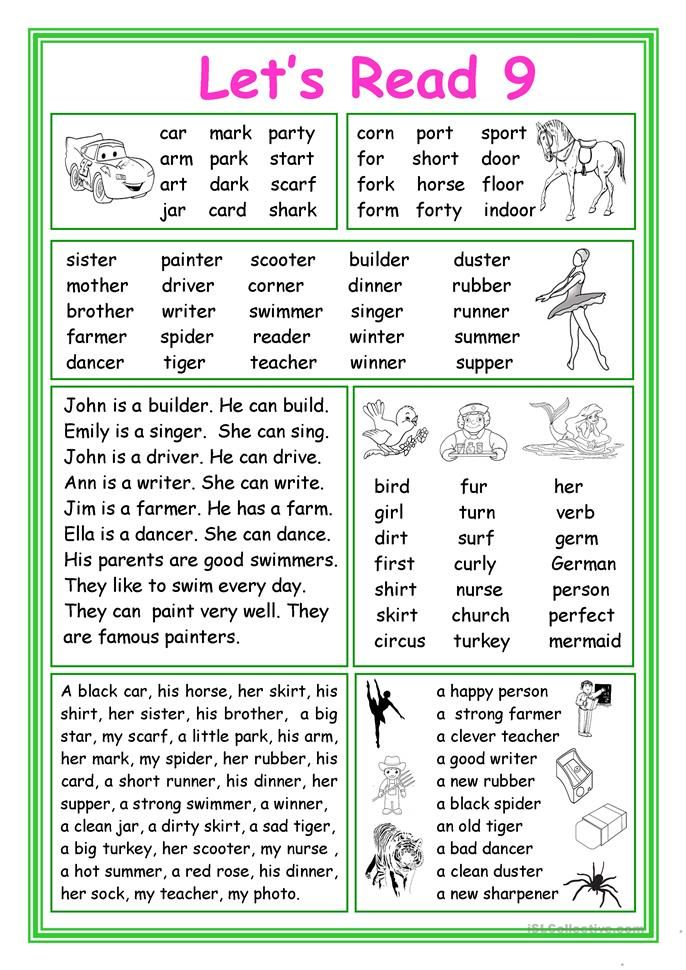 Teaching phonics at home