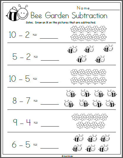 Maths activities for preschool printable