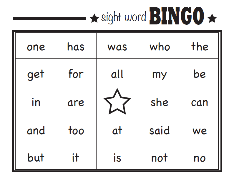 Sight word read