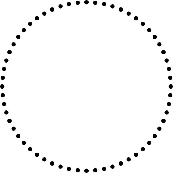 Draw 8 beads around the circle