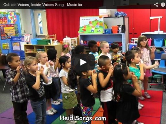 Preschool teaching songs