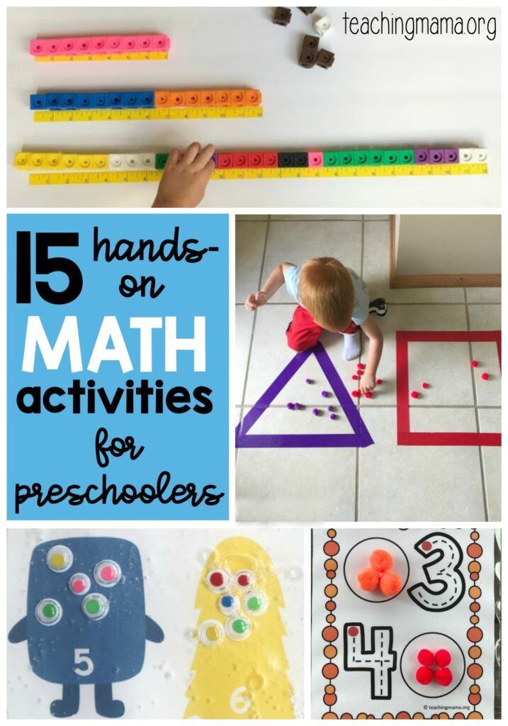 Easy math activity for preschoolers