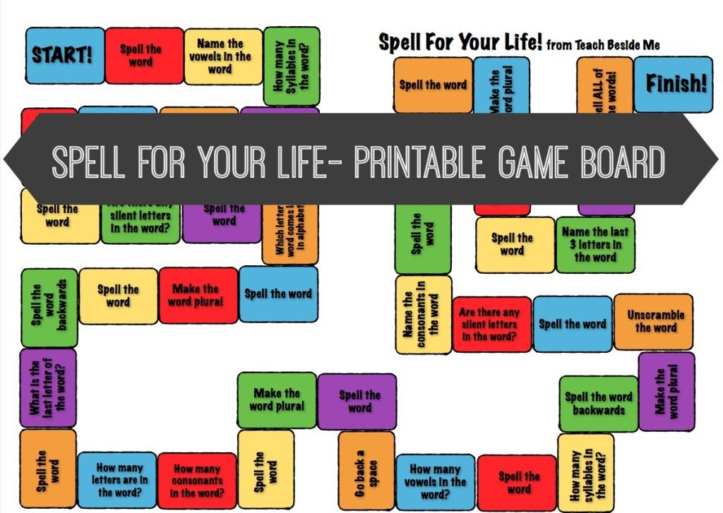 Games to teach spelling