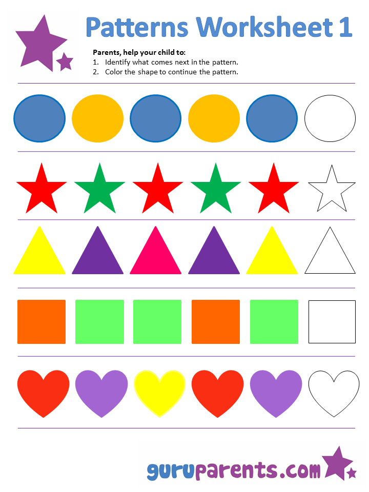 Matching shapes for toddlers
