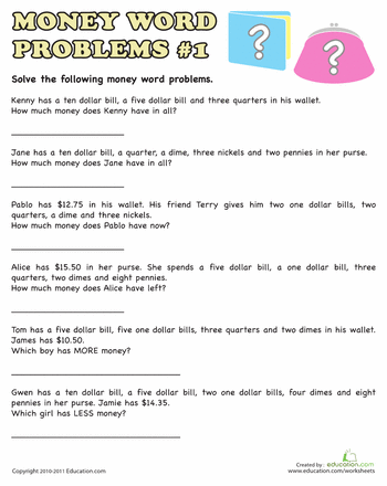 Words 2 money. Money Words Worksheets. Money Math problems. Money Word problems with change. Money problem for Kids.