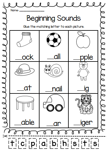 Printable reading activities