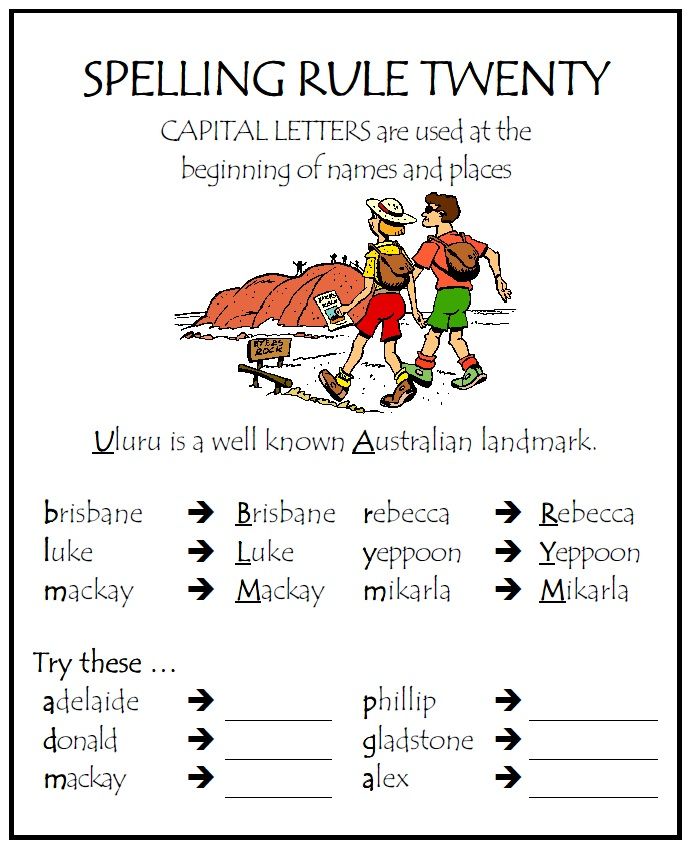 Spelling for beginning