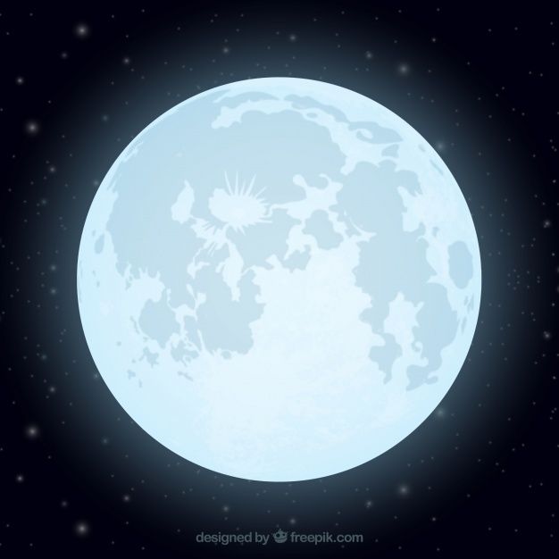 Animated full moon