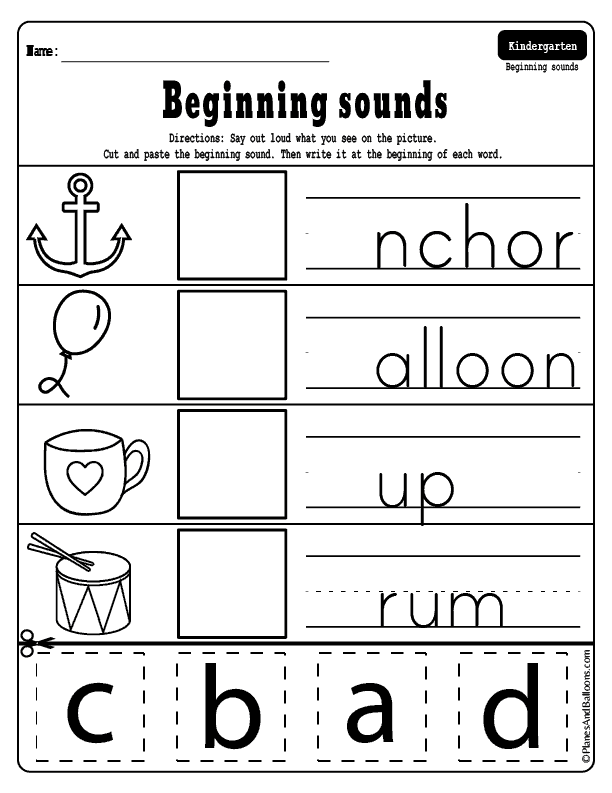 How to teach beginning sounds