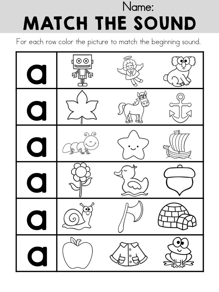 Letter sounds activities for preschool