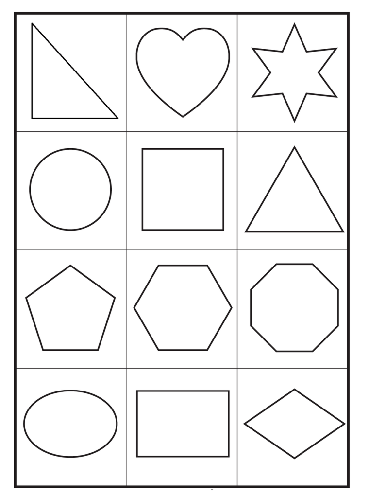 Shapes preschoolers should know