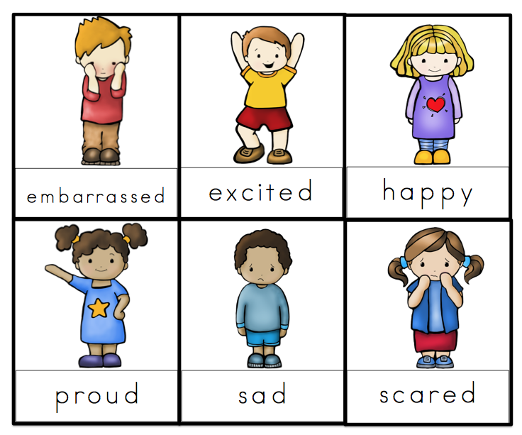 Preschool feelings printables