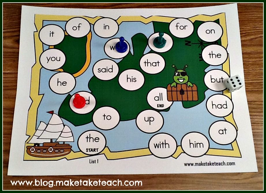 Words for 1st graders to learn