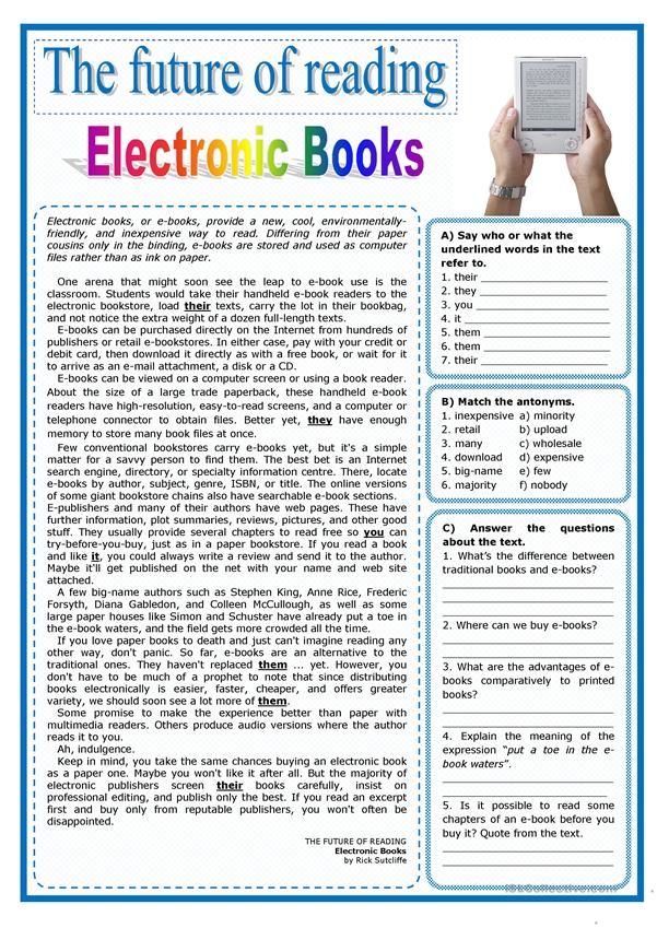 How to make reading easy