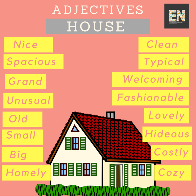 Adjective for places