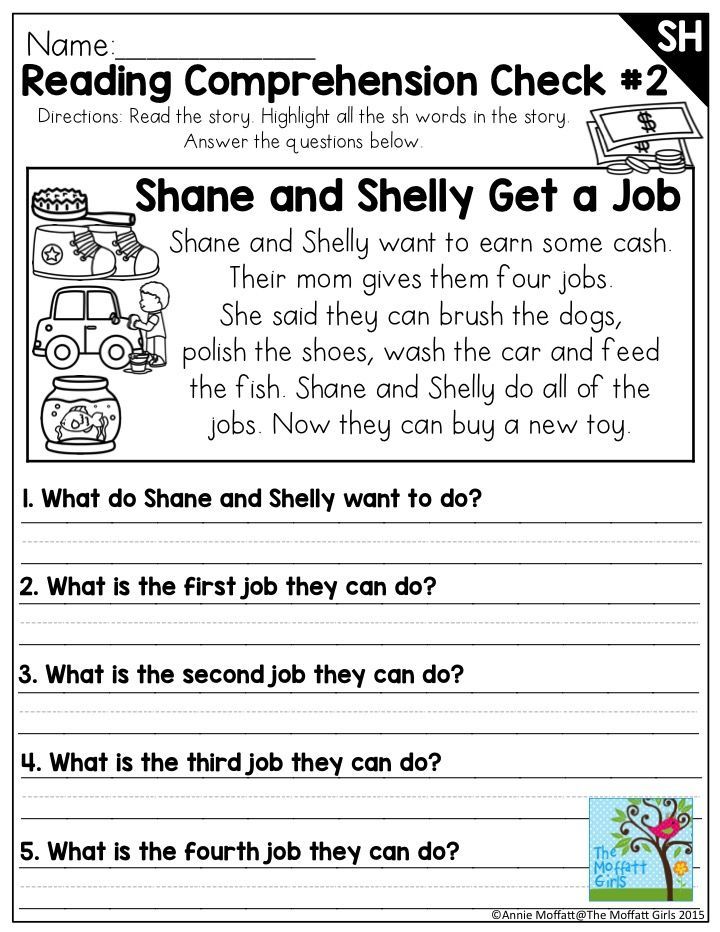 Reading strategies for 1st graders