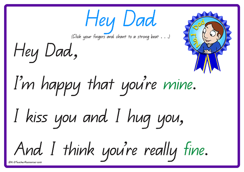 My daddy has. Poem about father for Kids. Father's Day poems for Kids. Fathers Day poems for children. Happy fathers Day for Kids.