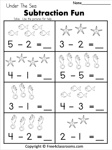 Math concepts kindergarten