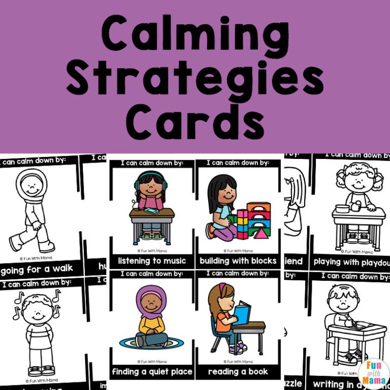 Calming down techniques for kids