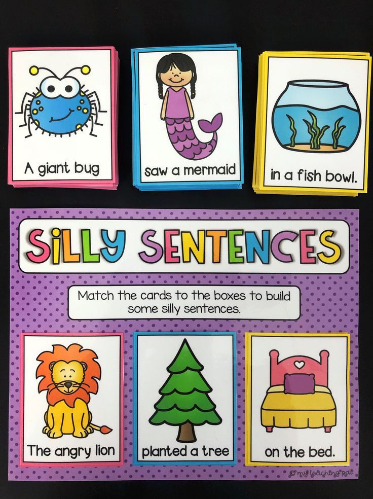 Silly sentences list