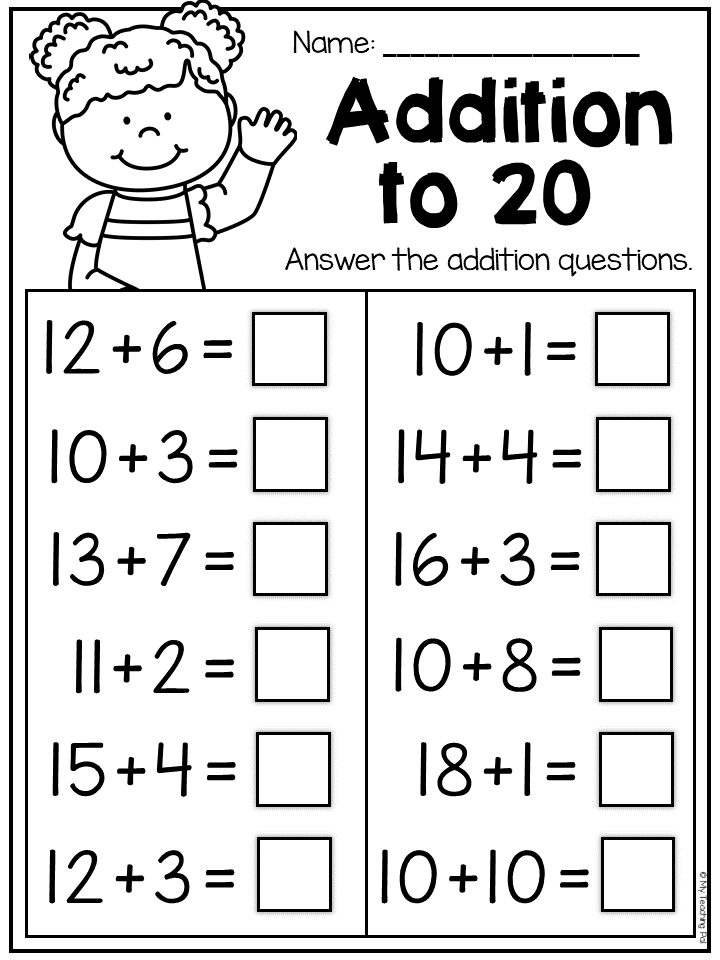 Math problems for pre k