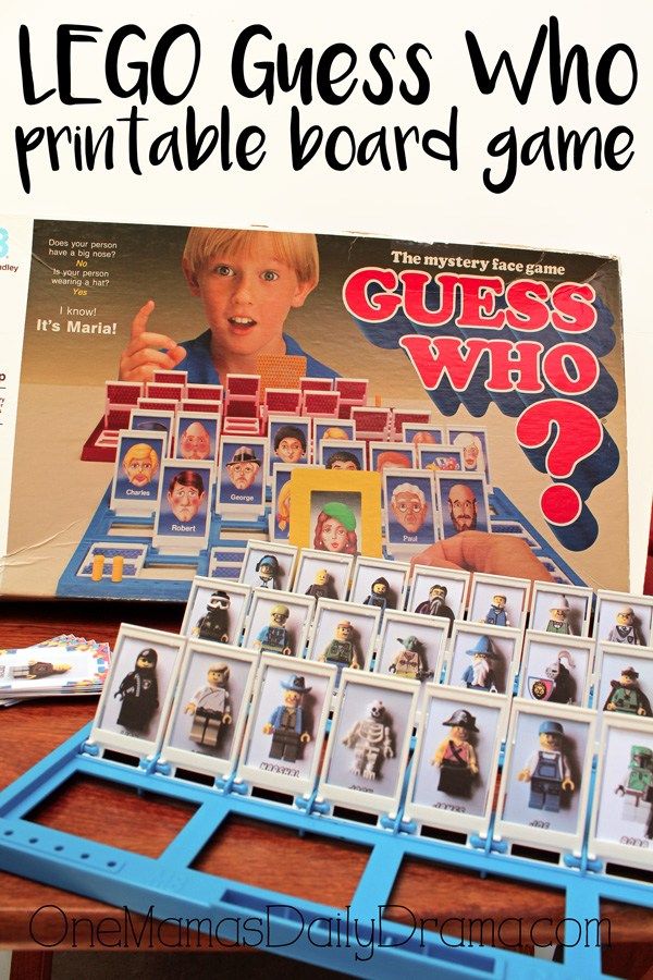 Guess who printable game