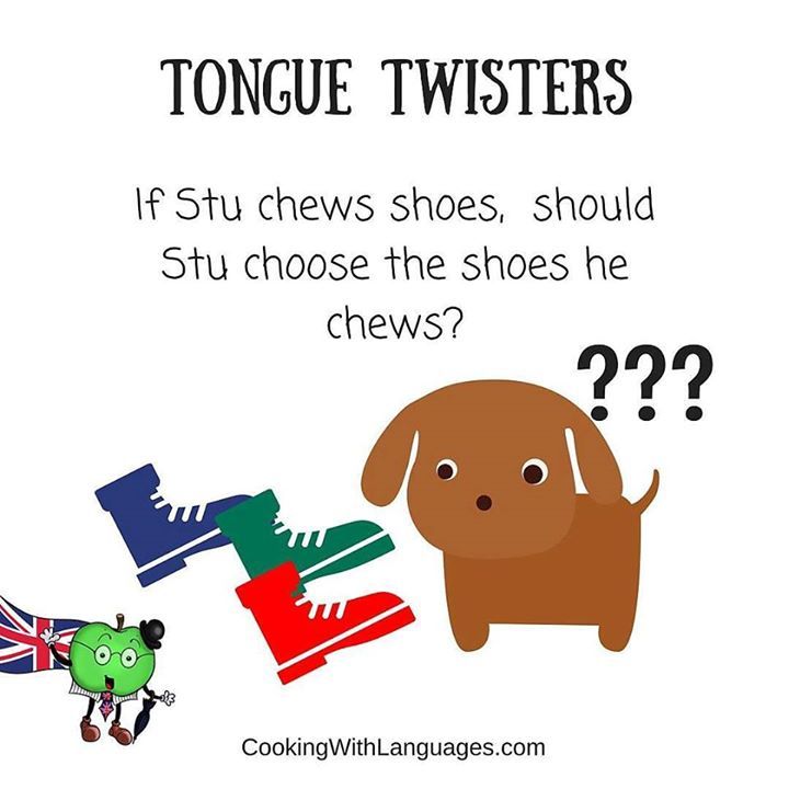 English tongue twister for kids