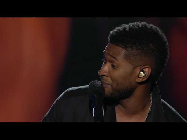 Usher singing abc