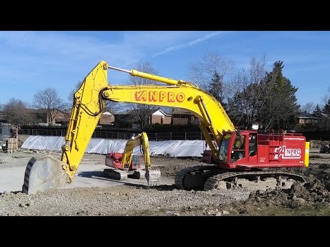 Video of excavator